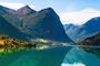 Olden Glaciar de Briksdal