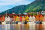 Bergen mercado y visita a la ciudad