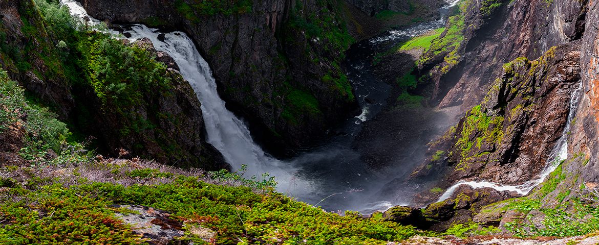 Eidfjord la Cascada de Vøringfossen y el centro Hardangervidda