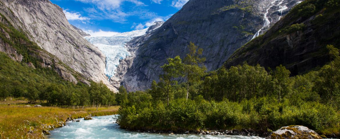 Olden Glaciar de Briksdal