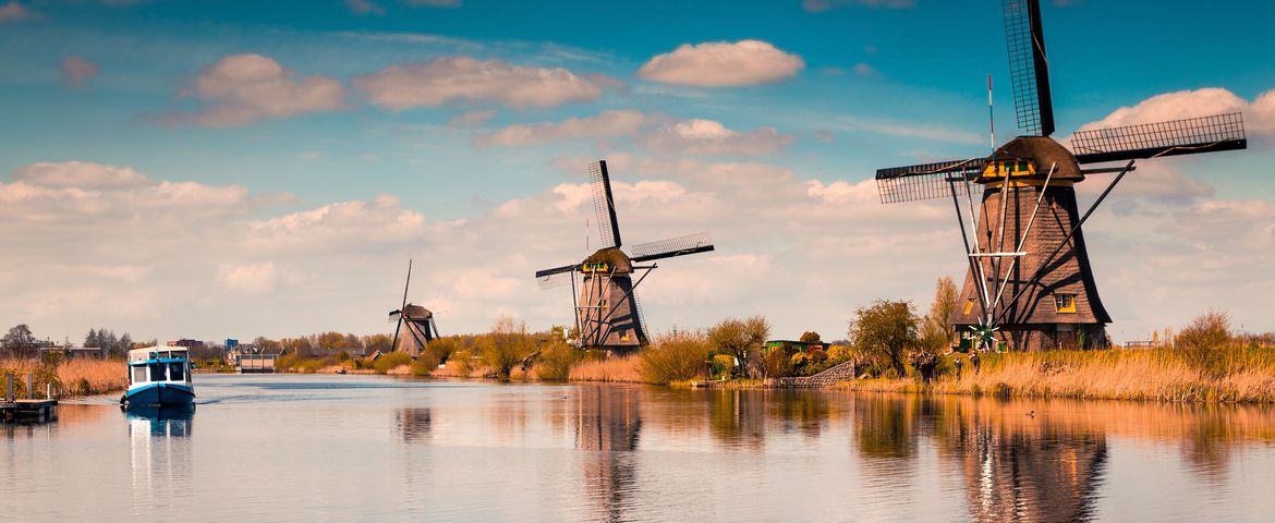 Tour de Kinderdijk y los Molinos Delfshaven, Rotterdam y Delft