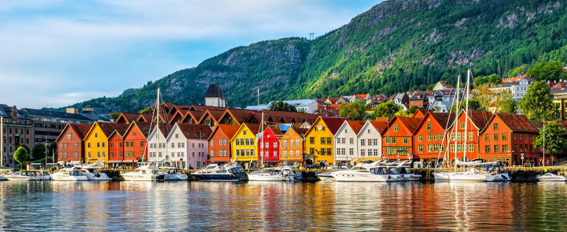 Bergen mercado y visita a la ciudad