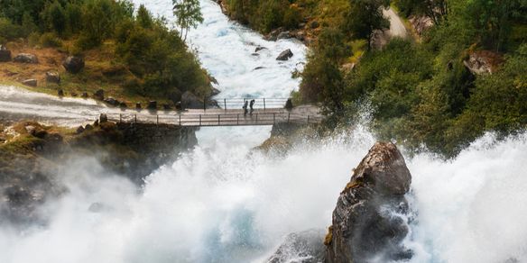 Olden Glaciar de Briksdal