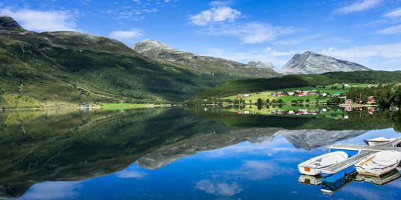 Flydal Gorge, Eagle Bend y vistas al Monte Dalsnibba