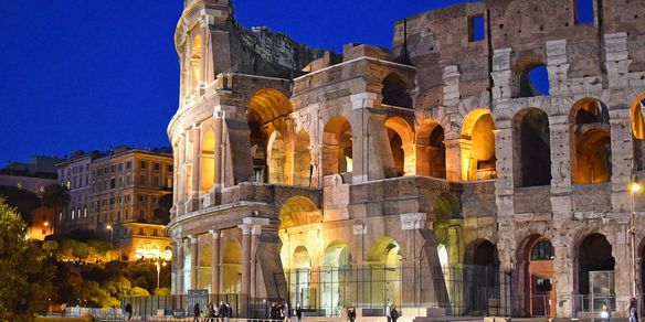 Roma con Coliseo