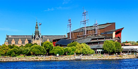 Panorámica de Estocolmo y Museo Vasa